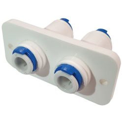   Dupla Bulkhead csatlakozó gép oldalába - 1/4" gyors / 1/4" gyors