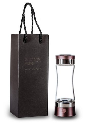 Hordozható hidrogénes vízkészítő kulacs lila színben