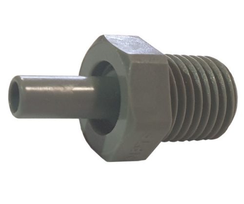 Csővéges egyenes bekötő idom - 1/4" menet / 1/4" csővég